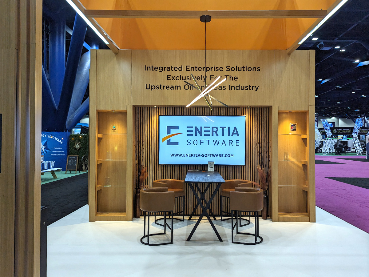 Enertia Software — Custom & modular exhibit
