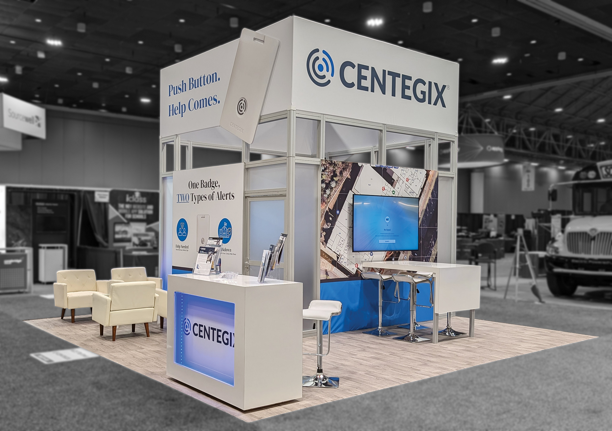 Centegix — Custom exhibit
